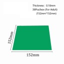Gumová bariérová fólia pre dospelých 36 ks 15,2 × 15,2 cm hrúbka 0,18 mm latexová na izoláciu pracovného poľa 8