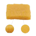 Gumový čistič na skateboard kompaktní blok 5 x 3,5 x 1 cm gumový žlutý pro čištění gripu a povrchu desky 3