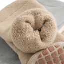 Gyerek zoknik unisex 3 pár Antislip zoknik állatos mintákkal Pamut elasztán nylon Színes puha zoknik gyerekeknek Rugalmas szegély 4