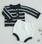 Gyermek kötött pulóver és rövidnadrág A2661 1