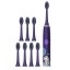 Gyermektér kialakítású elektromos fogkefe Puha elektromos állatfogkefe gyerekeknek 8 cserefejjel IPX7 Astronaut AA elemes vízálló fogkefe 3