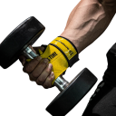 Gymnastické kožené úchyty na hrazdu vel. M pro délku dlaně nad 19 cm, gripy s páskou a D-sponou pro crossfit, mrtvý tah i shyby 6