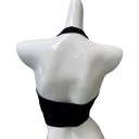 Γυναικεία αθλητική σουτιέν με λαιμόκοψη και πλισέ κέντρο με ανοιχτή πλάτη και φαρδύ κάτω μέρος 17