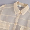 Γυναικεία διαφανής πουκάμισο Faina 5