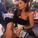 Γυναικεία μίνι φούστα με ραφή 3