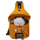 Γυναικεία τσάντα crossbody από δέρμα πρόβατου 5