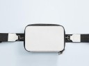Γυναικεία τσάντα crossbody διαγώνια στον ώμο Συμπαγής ορθογώνιος σχήμα Κλείσιμο με φερμουάρ Πλατύς ρυθμιζόμενος ιμάντας PU δέρμα 17,5 5
