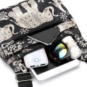 Γυναικεία τσάντα crossbody με εκτύπωση Πολλές τσέπες με φερμουάρ Χωράει και μικρό tablet Φαρδύ λουρί Νάιλον και πολυεστέρας 28 x 26 x 8 εκ. 4