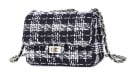 Γυναικεία τσάντα crossbody με καπάκι και αλυσίδα Δομημένο ύφασμα με εμφάνιση tweed Μεταλλικό κλείσιμο Μαλλί και PU δέρμα 1