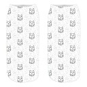 Γυναικείες κάλτσες αστραγάλου με γάτες A665 6