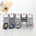 Γυναικείες κάλτσες αστραγάλου με ζώα - 5 ζεύγη A674 9