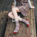 Γυναικείες κάλτσες με χριστουγεννιάτικα μοτίβα - 2 ζεύγη 1