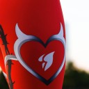 Γυναικείες κολάν με 3D διαβολικό σχέδιο 3