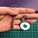 Γυναικείες κρεμαστές σκουλαρίκια G512 3