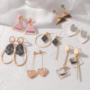 Γυναικείες κρεμαστές σκουλαρίκια G801 1