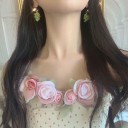 Γυναικείες κρεμαστές σκουλαρίκια κρασί 9