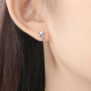 Γυναικείες κυκλικές σκουλαρίκια C1071 1