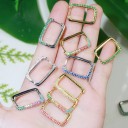 Γυναικείες κυκλικές σκουλαρίκια G1128 3