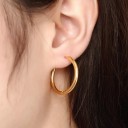 Γυναικείες κυκλικές σκουλαρίκια G796 3