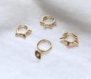 Γυναικείες κυκλικές σκουλαρίκια R23 1