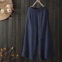 Γυναικείες φαρδιές παντελόνες plus size 3