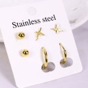 Γυναικείες σκουλαρίκια 3 ζεύγη G803 27