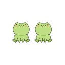 Γυναικείες σκουλαρίκια με βάτραχο 6