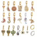 Γυναικείες σκουλαρίκια με ζιρκόνια G1279 1