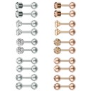 Γυναικείες σκουλαρίκια τρυπώντας 5 ζεύγη A3151 1