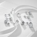 Γυναικείες σκουλαρίκια τύπου πεταλούδα G307 1