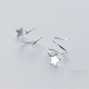 Γυναικείες σπειροειδείς σκουλαρίκια αστέρια 1