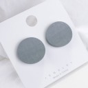 Γυναικείες ξύλινες σκουλαρίκια G1151 6