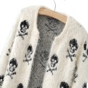 Γυναικείο cardigan με κρανία 1