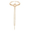 Γυναικείο choker κολιέ με πετράδια A1923 1
