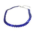 Γυναικείο choker με κρύσταλλα, ρυθμιζόμενο, κομψό αξεσουάρ για βραδινές εκδηλώσεις 9