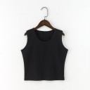 Γυναικείο crop top χωρίς μανίκια 2