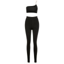 Γυναικείο crop top και παντελόνι B1063 2