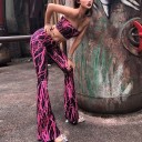 Γυναικείο crop top και παντελόνι B1241 2