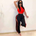 Γυναικείο crop top και παντελόνι B1284 1