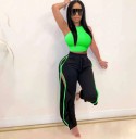 Γυναικείο crop top και παντελόνι B1284 5