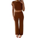 Γυναικείο crop top και παντελόνι B908 2