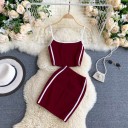 Γυναικείο crop top και φούστα B1238 5