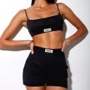 Γυναικείο crop top και σορτς 2