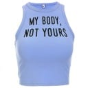 Γυναικείο crop top με εκτύπωση A1198 3
