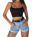 Γυναικείο crop top με κορδόνια A1248 3