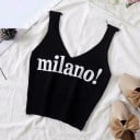 Γυναικείο crop top με σχέδιο A1081 2