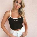 Γυναικείο crop top με σπαγγέτι straps 3
