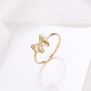 Γυναικείο δαχτυλίδι με πεταλούδα D2711 2