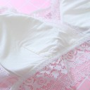 Γυναικείο δαντελένιο bralette σουτιέν με αφαιρούμενες ενισχύσεις Κούμπωμα με γάντζους Φαρδιά δαντελένια λωρίδα Πολυεστέρας και σπαντέξ Καθολικό 6