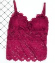 Γυναικείο δαντελένιο bralette σουτιέν με παρατεταμένο κορσέ Ρυθμιζόμενες τιράντες Ριγωτή άκρη Πολυεστέρας και δαντέλα Καθολικό μέγεθος 3